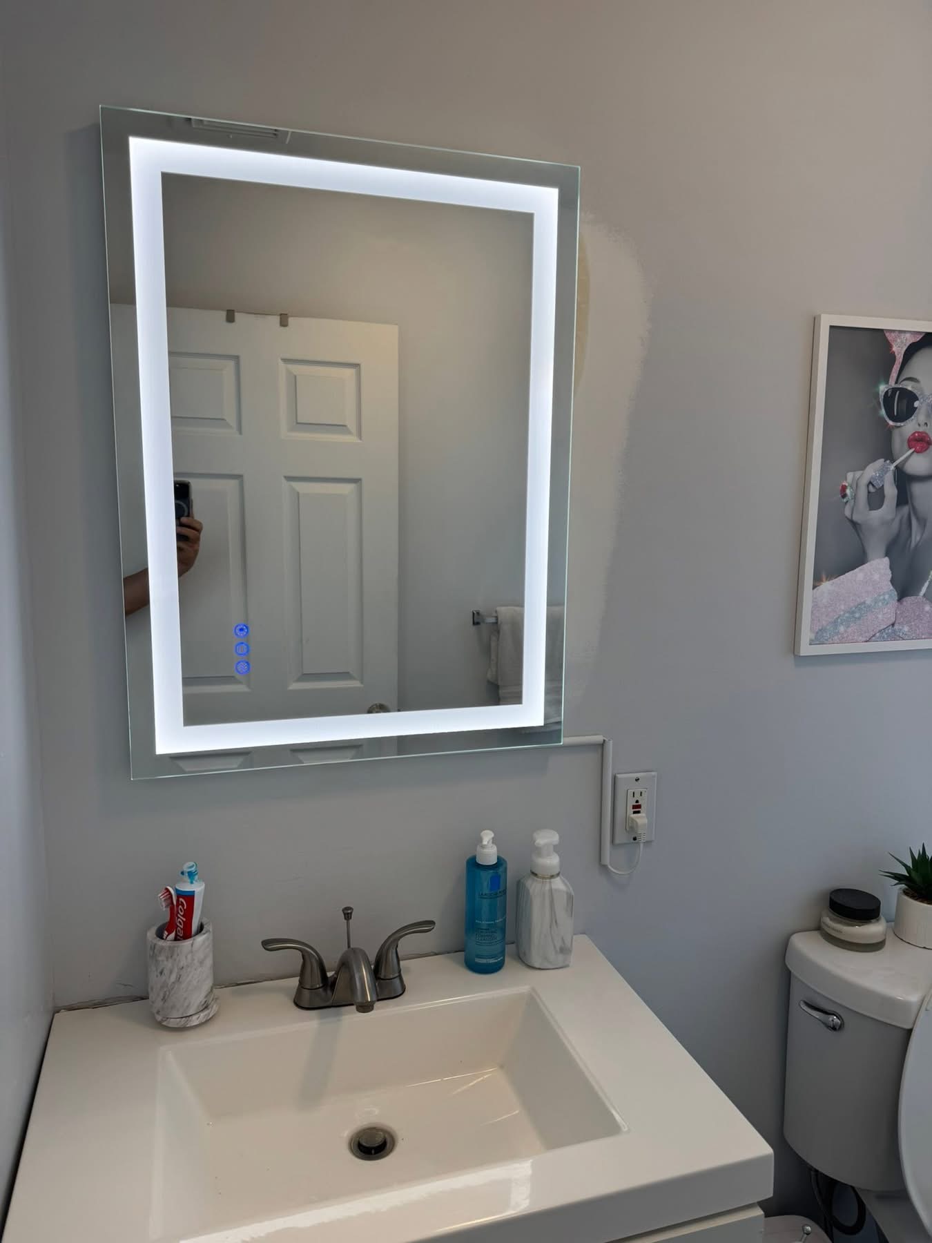 Vanity Mirror Installation